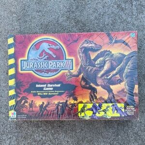 Vintage 2001 Jurassic Park III 3 Island Survival Game Milton Bradley New Sealed